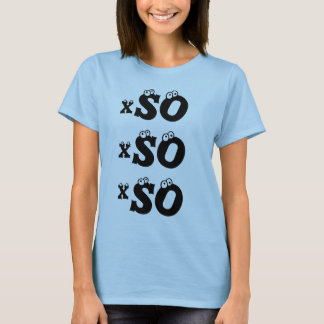 MODERN X-S-O-ZWARTE T-SHIRT