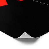 Modern Xmas With Christmas Tree Ornament Poster (Hoek)