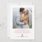 Modern XOXO Couples Photo Happy Valentines Day Feestdagenkaart (Achterkant)