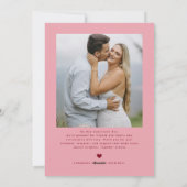 Modern XOXO Couples Photo Happy Valentines Day Feestdagenkaart (Achterkant)