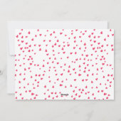 Modern XOXO Roze Valentijnsdag Foto Feestdagenkaart (Achterkant)