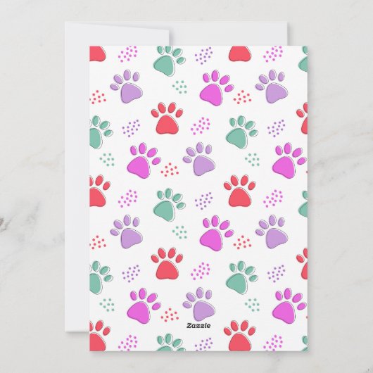 Modern XOXO Valentijnsdag Hondenliefhebber foto Feestdagenkaart (Achterkant)