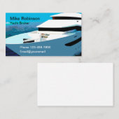Modern Yacht Broker Visitekaartje (Voorkant / Achterkant)