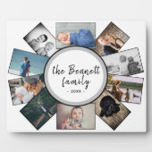 Modern Yarly Family Keepomwille 10 Photo Collage Fotoplaat (Voorkant)