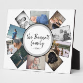 Modern Yarly Family Keepomwille 10 Photo Collage Fotoplaat (Zijkant)