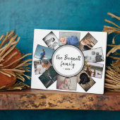 Modern Yarly Family Keepomwille 10 Photo Collage Fotoplaat (Zijkant)