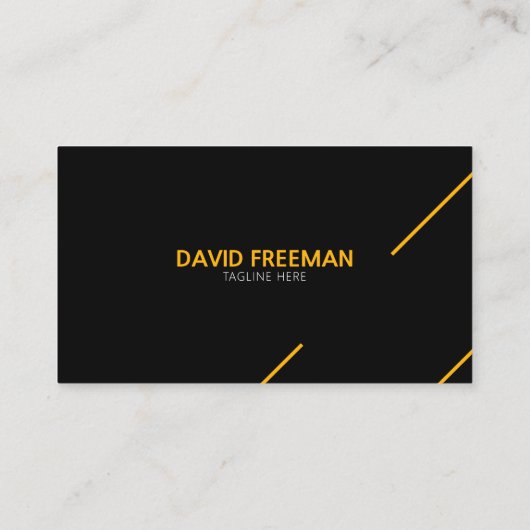 Modern Yellow and Black Bulldozer Construction Visitekaartje (Achterkant)