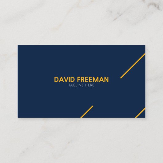 Modern Yellow and Blue Bulldozer Construction Visitekaartje (Achterkant)