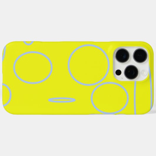 Modern Yellow Case-Mate iPhone Case (Achterkant (horizontaal))