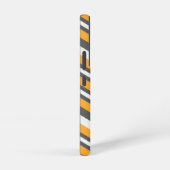 Modern Yellow Chevron Pattern Galaxy S22 Hoesjes Samsung Galaxy Hoesje (Rechterkant)