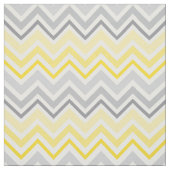Modern Yellow en Gray Chevron Pattern Stof (Swatch)