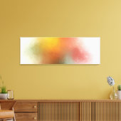 Modern Yellow Green Red Pink Blue Trendy Abstract Canvas Afdruk (Insitu (Woonkamer))