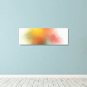 Modern Yellow Green Red Pink Blue Trendy Abstract Canvas Afdruk (Insitu (Houten vloer))