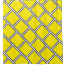 Modern Yellow Grey Brick Geometric Pattern