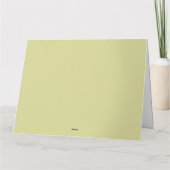 Modern Yellow Lemons & Green Foliage Weduwfoto Bedankkaart (Achterkant)