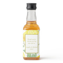 Modern Yellow Lemons Green Leaves Wedding