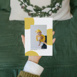 Modern Yellow Prettige feestdagen Foto<br><div class="desc">Modern Yellow Prettige feestdagen Foto</div>