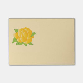 Modern Yellow Rose Post-it® Notes