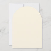 Modern Yellow Script Arch Mama naar Bee Baby showe Kaart (Achterkant)