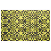 Modern Yellow Sun Ray Pattern Stof (Fat Quarter)