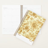 Modern Yellow Sunflower Floral Planner (Display)