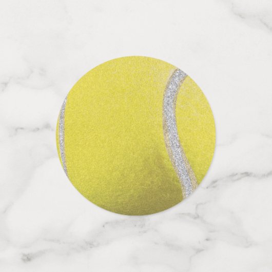 Modern Yellow Tennis Ball Confetti (Kleine voorkant)