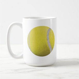 Modern Yellow Tennis Ball Koffiemok