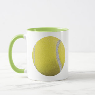 Modern Yellow Tennis Ball Mok