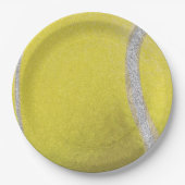 Modern Yellow Tennis Ball Papieren Bordje (Voorkant)