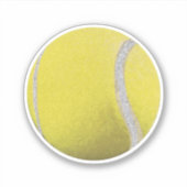 Modern Yellow Tennis Ball Sticker (Voorkant)