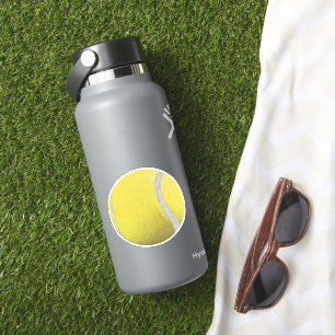 Modern Yellow Tennis Ball Sticker