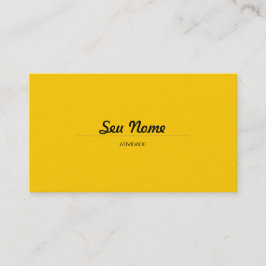 Modern Yellow Visitekaartje