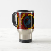 Modern Yin & Yang Reisbeker (Voorkant links)