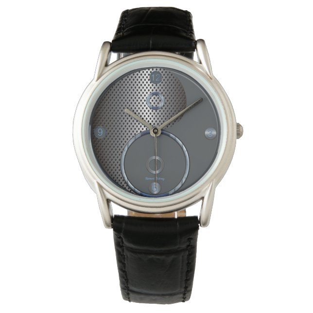 Modern Yin Yang Watch Horloge (Voorkant)