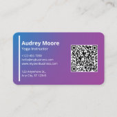 Modern Yoga Instructor Visitekaartje (Voorkant)