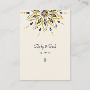 Modern Yoga Massage Wellness Visitekaartje