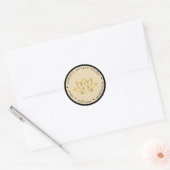 Modern Yoga Studio Logo Sticker (Envelop)
