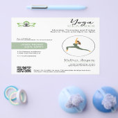 Modern yogastudio flyer | Met zorg samengesteld (Enkel)