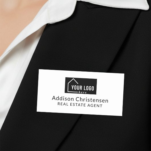 Modern Your Logo Custom Real Estate Naamplaatje