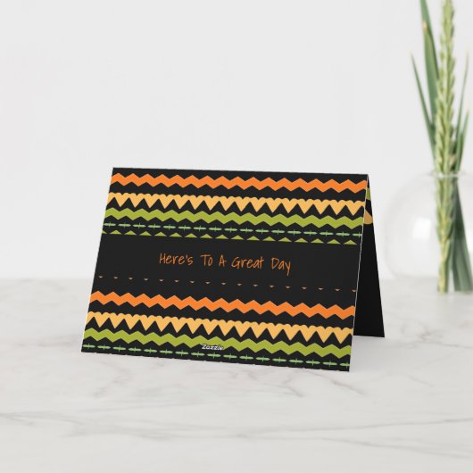 Modern Youthful Desiger Kaart (Achterkant)