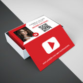 Modern YouTube-foto Visitekaartje