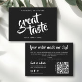 Modern you've got great taste qr code thank you bedankkaart