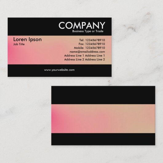 Modern - Zachte Gradiënten Visitekaartje (Voorkant / Achterkant)