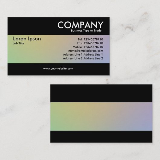 Modern - Zachte Gradiënten Visitekaartje (Voorkant / Achterkant)