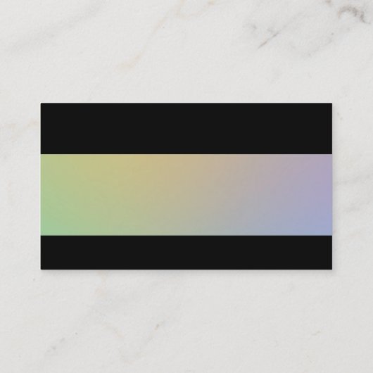 Modern - Zachte Gradiënten Visitekaartje (Achterkant)