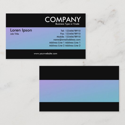 Modern - Zachte Gradiënten Visitekaartje (Voorkant / Achterkant)