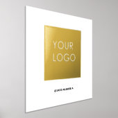 Modern zakelijk bedrijfslogo   folie afdrukken (Laagn)