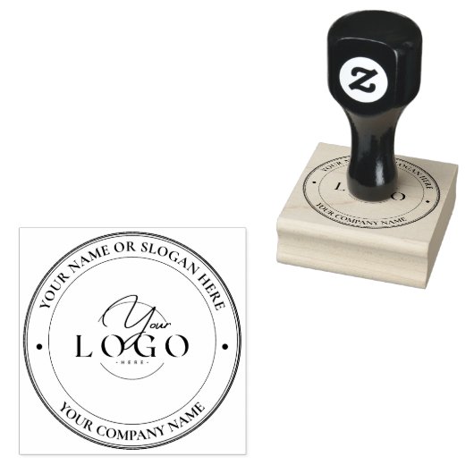 MODERN ZAKELIJK GEPERSONALISEERD ZAKELIJK Logo-ADR Rubberstempel (Gestempeld)