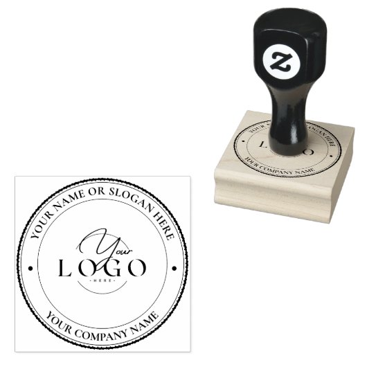 MODERN ZAKELIJK GEPERSONALISEERD ZAKELIJK Logo-ADR Rubberstempel (Gestempeld)