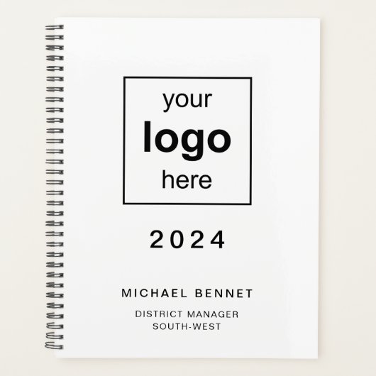 Modern Zakelijk Logo 2024 Planner (Voorkant)